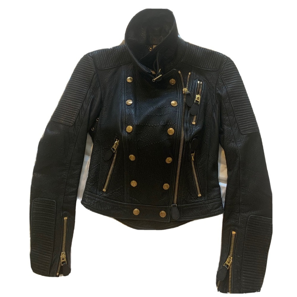 SOLD Rare Burberry! Intensely chic lamb skin jacket💃🏼Perfect condition!